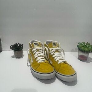 Vans Yellow High-Top Sneakers